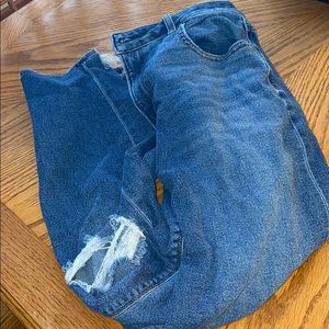 American Eagle Dark Wash Mom Jeans